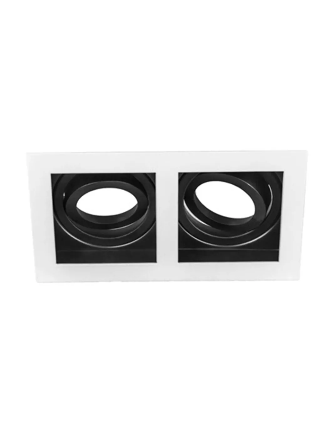 Lámpara de techo empotrable - Conalux - Downlight basculante de dos luces