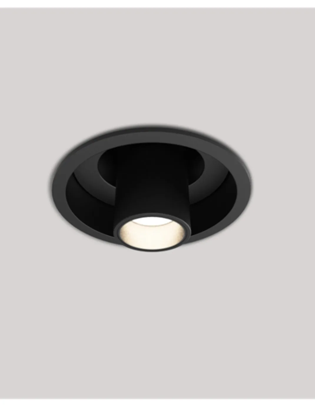 Lámpara de techo empotrable Orbit - Onok - Foco orientable LED en blanco o negro