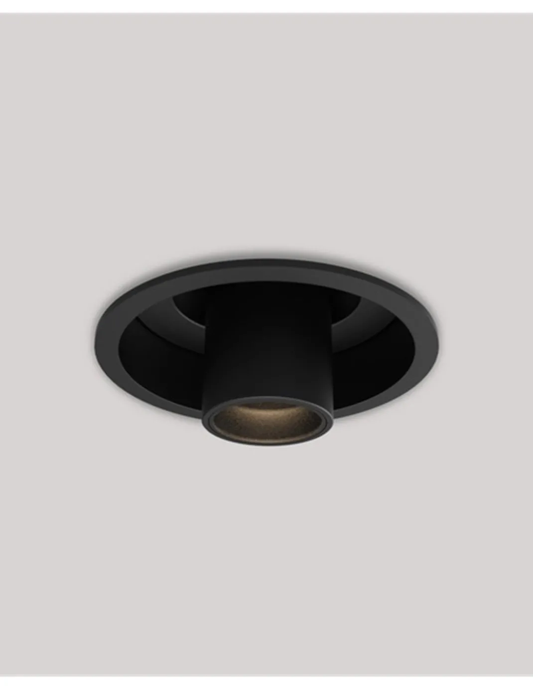 Lámpara de techo empotrable Orbit - Onok - Foco orientable LED en blanco o negro