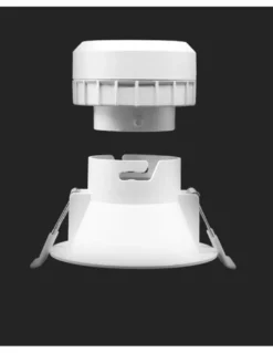 Lámpara de techo empotrable Pulcom Round – Beneito & Faure – Foco redondo, Temperatura de color regulable: 2.700K/3.200K/4.000K,