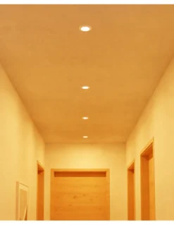 Lámpara de techo empotrable Sound Plus – FORLIGHT – Downlight blanco, 2 tamaños: 7.8 / 8,1 cm