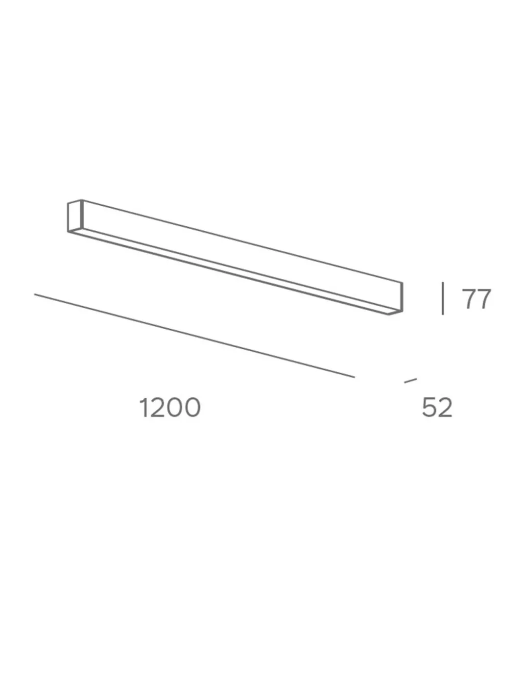 Lámpara de techo Ilo - FORLIGHT - Lámpara lineal 120 cm