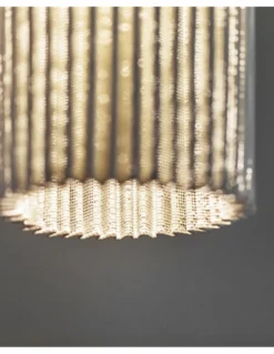 Lámpara de techo Núa - a-emotional light - Diseño escultórico de malla metálica en 2 tamaños