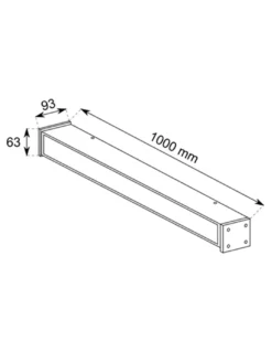 Lámpara de techo/pared de exterior Line - Conalux - Lámpara lineal LED
