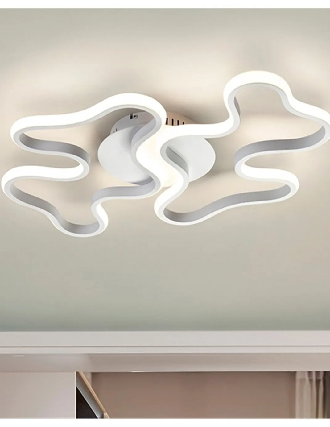 Lámpara de techo/pared Marea – Schuller – Lámpara minimalista LED blanca