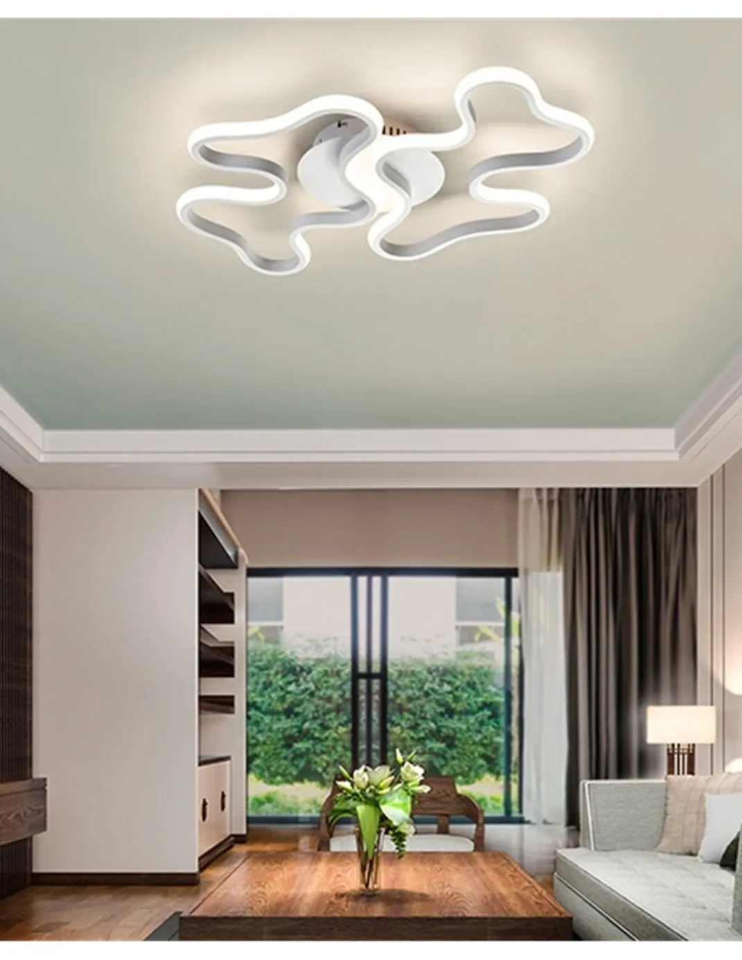 Lámpara de techo/pared Marea – Schuller – Lámpara minimalista LED blanca