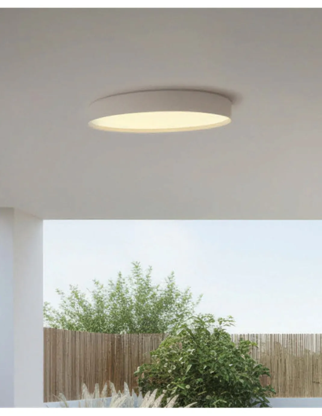 Lámpara de techo/pared Paris - ACB - Diseño cilíndrico moderno blanco