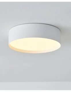 Lámpara de techo/pared Paris - ACB - Diseño cilíndrico moderno blanco