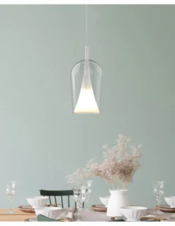 Lámpara de techo sin florón Elsa – Mantra – Colgante de cristal en 5 acabados