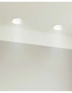 Lámpara downlight empotrable Dorit – FORLIGHT – Lámpara de techo blanca, 2 medidas, LED 3000K