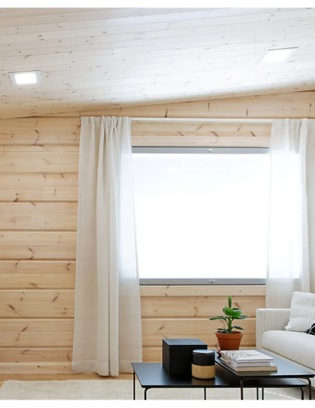 Lámpara downlight Quad - Arkoslight - Foco cuadrado LED, 22 cm