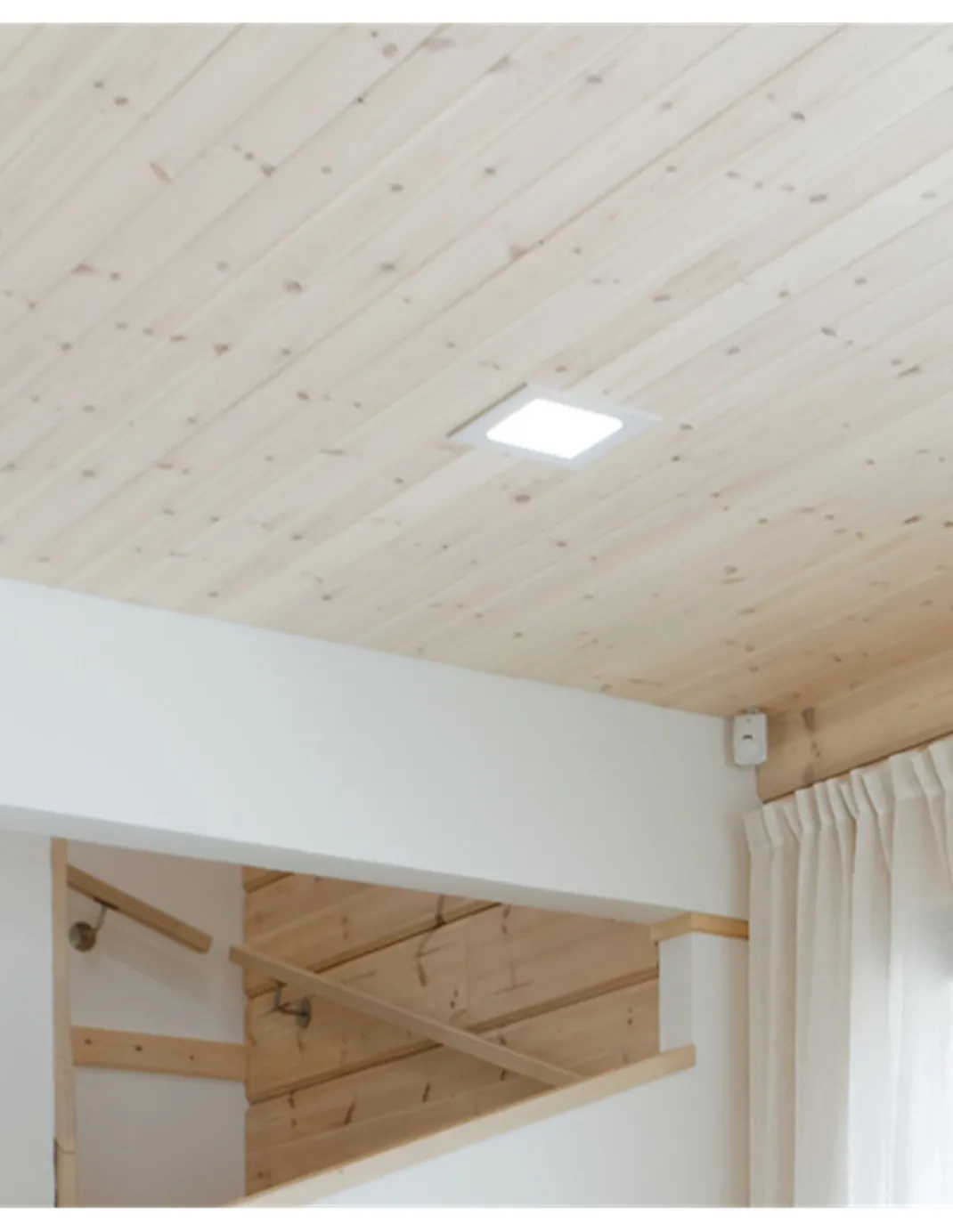 Lámpara downlight Quad - Arkoslight - Foco cuadrado LED, 22 cm