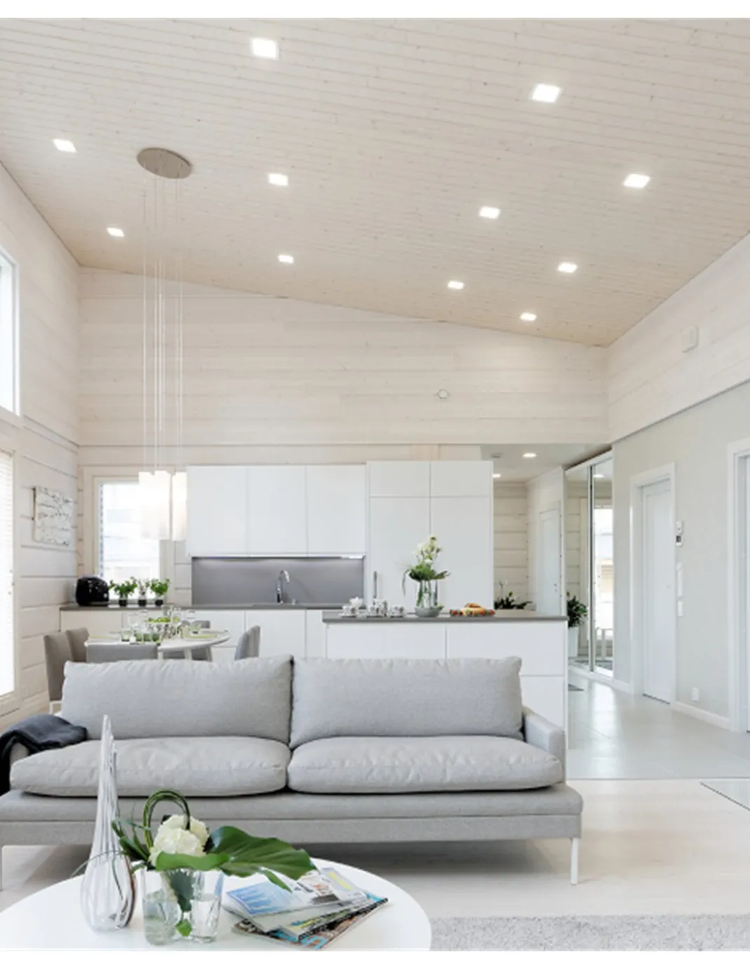 Lámpara downlight Quad - Arkoslight - Foco cuadrado LED, 22 cm