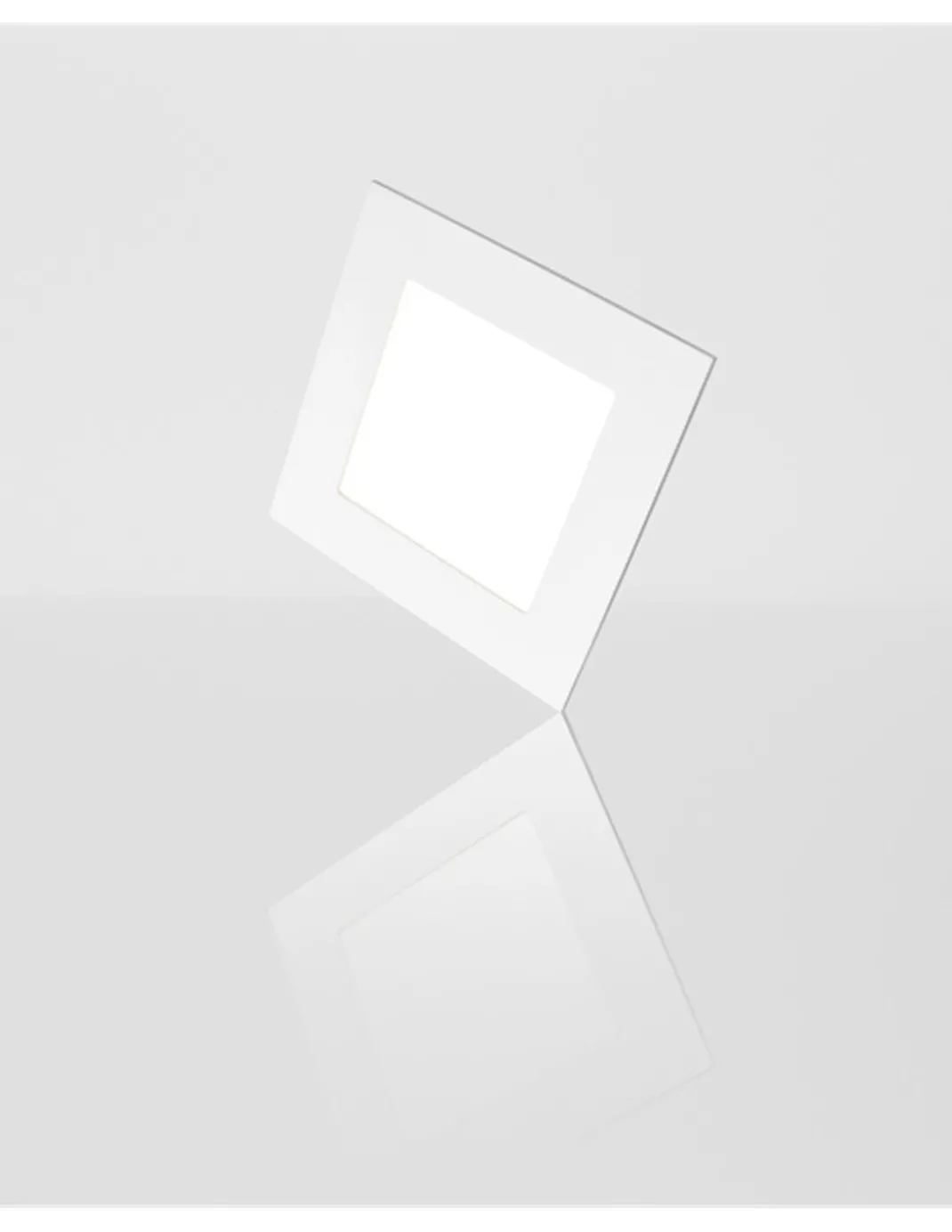 Lámpara downlight Quad - Arkoslight - Foco cuadrado LED, 22 cm