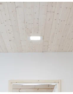 Lámpara downlight Quad - Arkoslight - Foco cuadrado LED, 22 cm