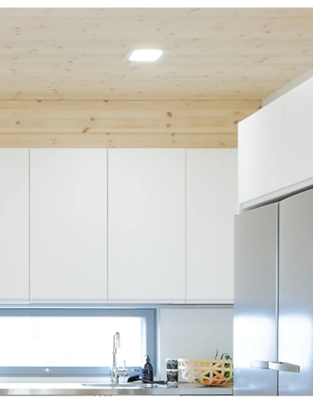 Lámpara downlight Quad - Arkoslight - Foco cuadrado LED, 22 cm