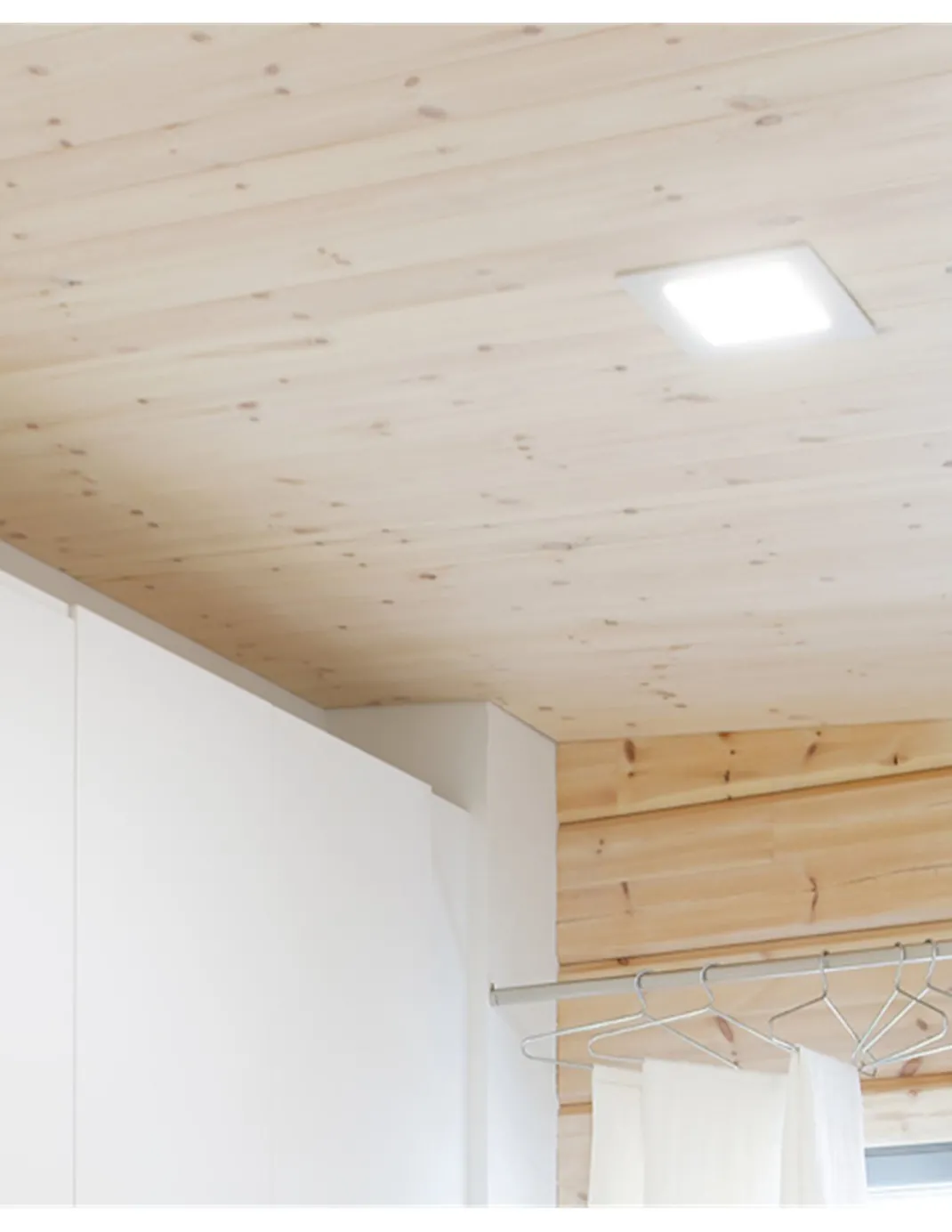 Lámpara downlight Quad - Arkoslight - Foco cuadrado LED, 22 cm