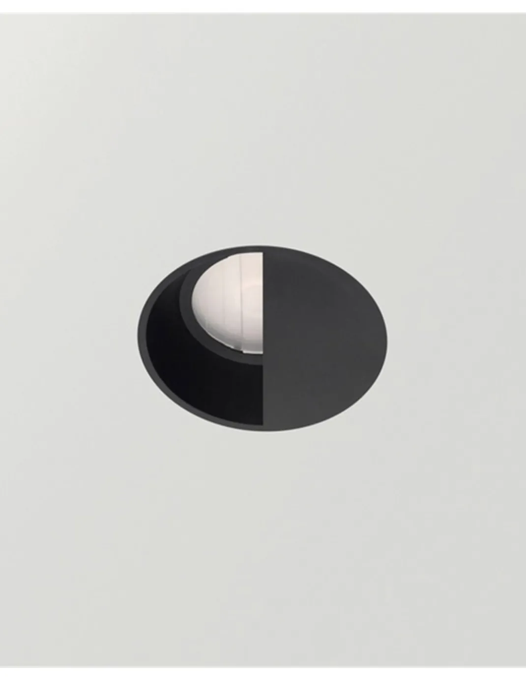 Lámpara empotrable de techo trimless Buddy Wall Washer - Arkoslight - Foco redondo LED, bañador de pared