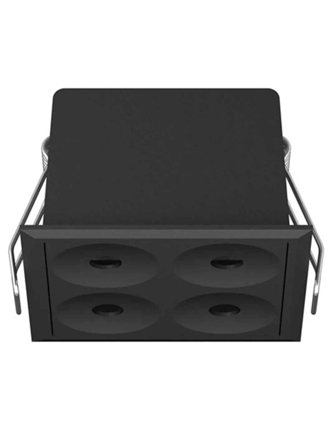 Lámpara empotrable Dot - Conalux - Foco de 4 luces, negro