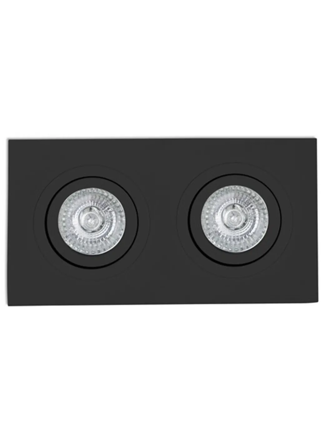 Lámpara empotrable Downlight Radón – Faro – 2 luces, 18 cm, GU10