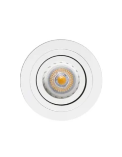 Lámpara empotrable Downlight Radón – Faro – Lámpara redonda, GU10,Ø 9.2 cm