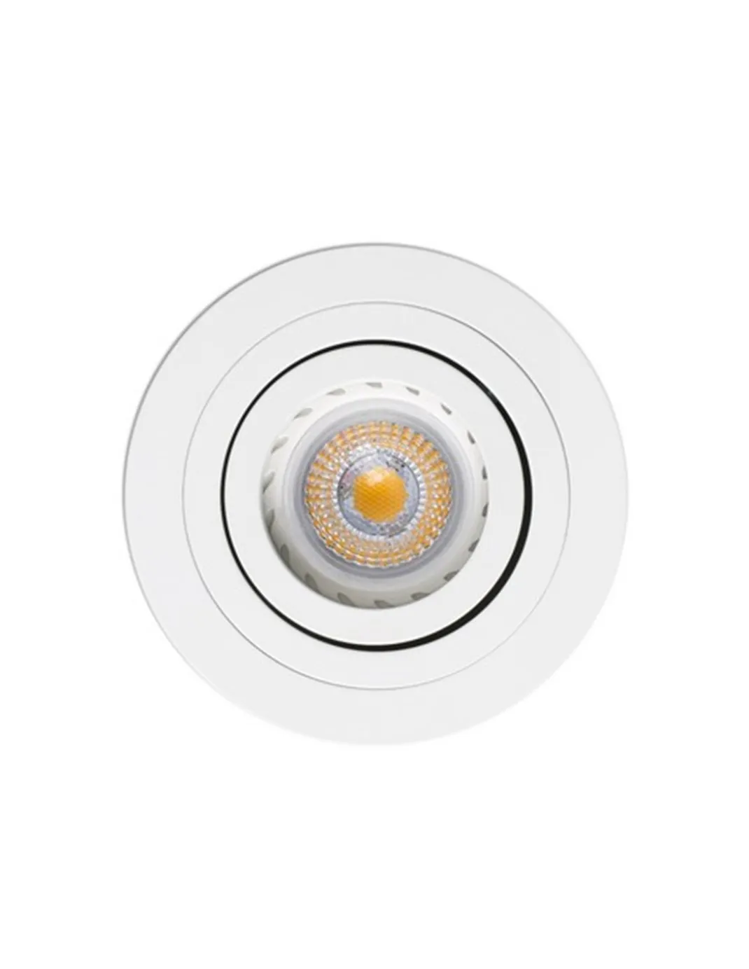 Lámpara empotrable Downlight Radón – Faro – Lámpara redonda, GU10,Ø 9.2 cm