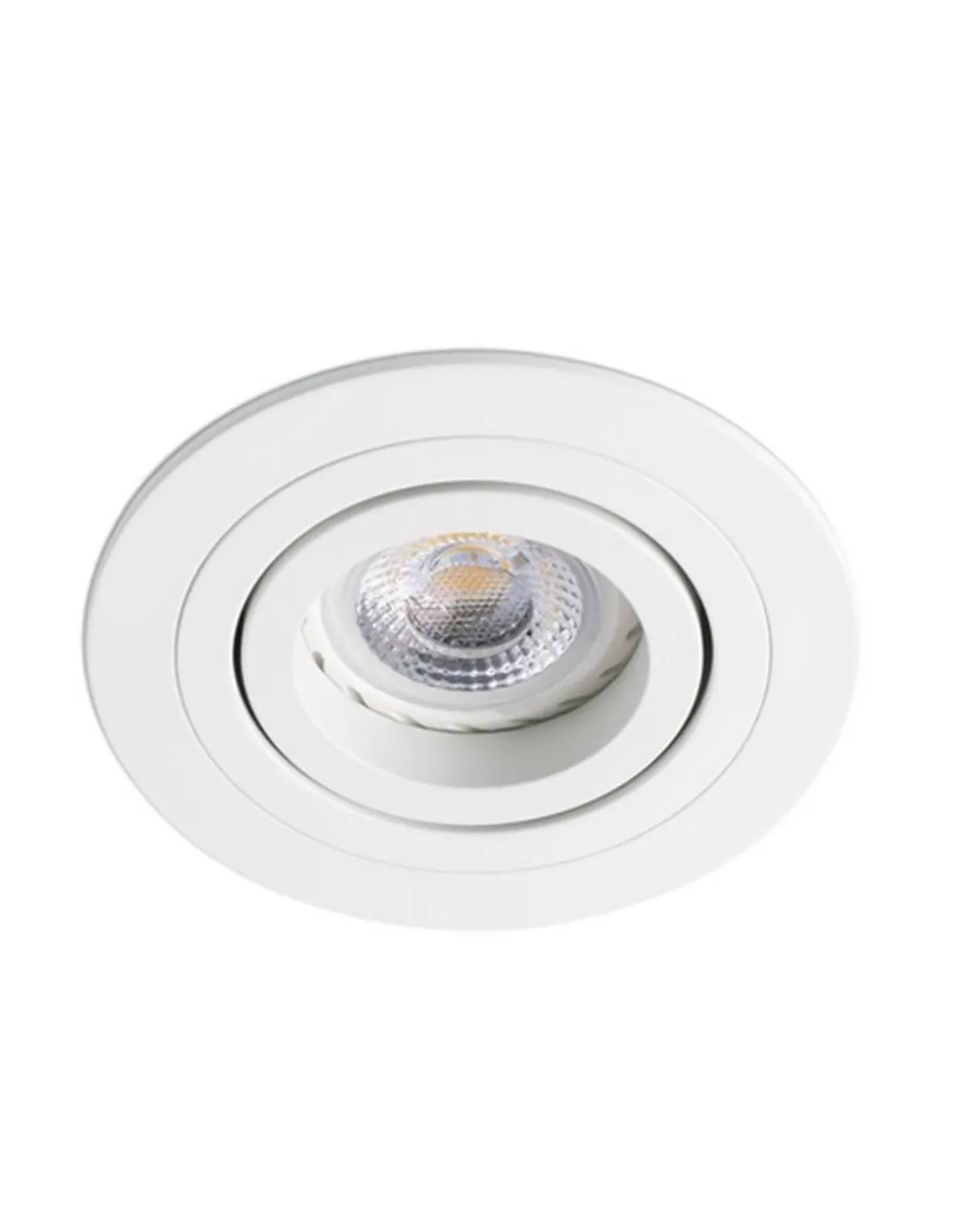 Lámpara empotrable Downlight Radón – Faro – Lámpara redonda, GU10,Ø 9.2 cm