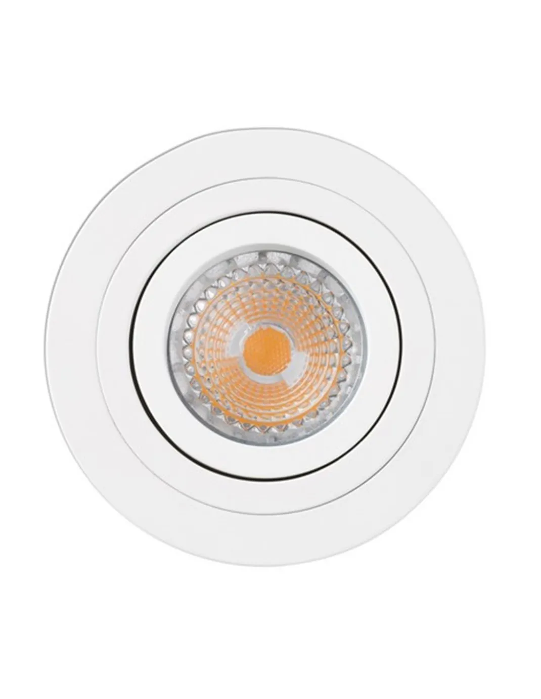 Lámpara empotrable Downlight Radón – Faro – Lámpara redonda, GU10,Ø 9.2 cm