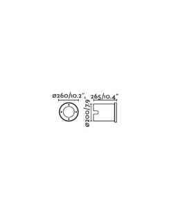 Lámpara empotrable gris orientable 23W Geiser - Faro