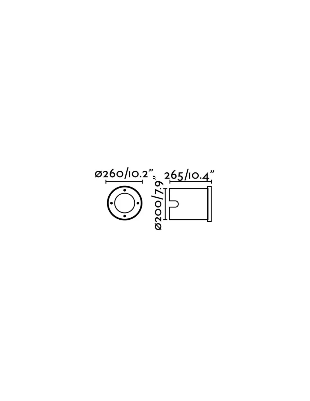 Lámpara empotrable gris orientable 23W Geiser - Faro