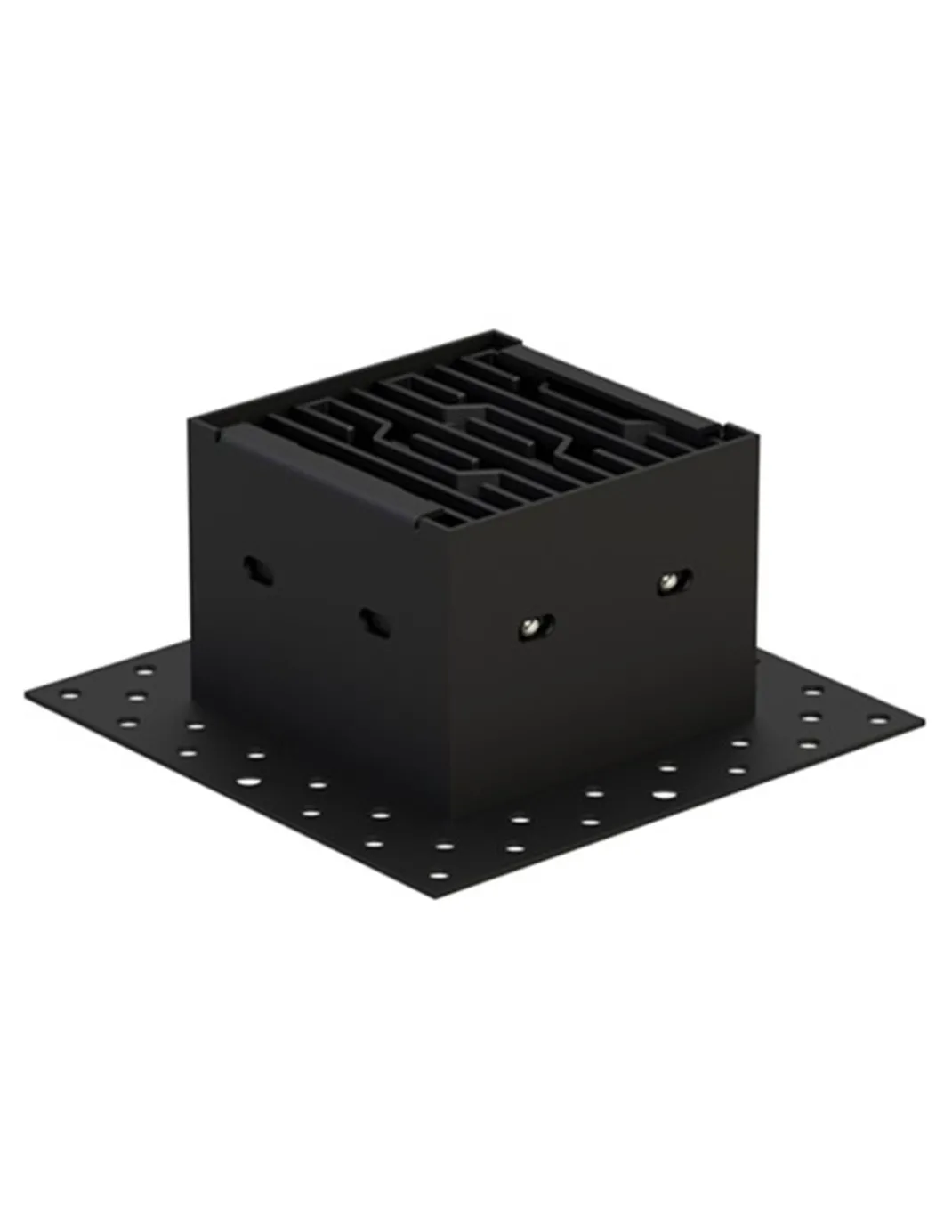 Lámpara empotrable Hera QEP - Conalux - Diseño cuadrado negro con 4 focos