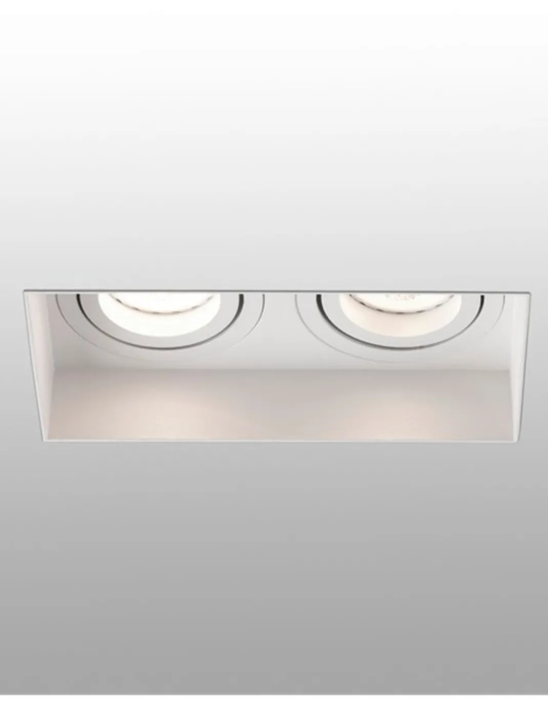 Lámpara empotrable Hyde – Faro – Sin marco, 2 luces, GU10