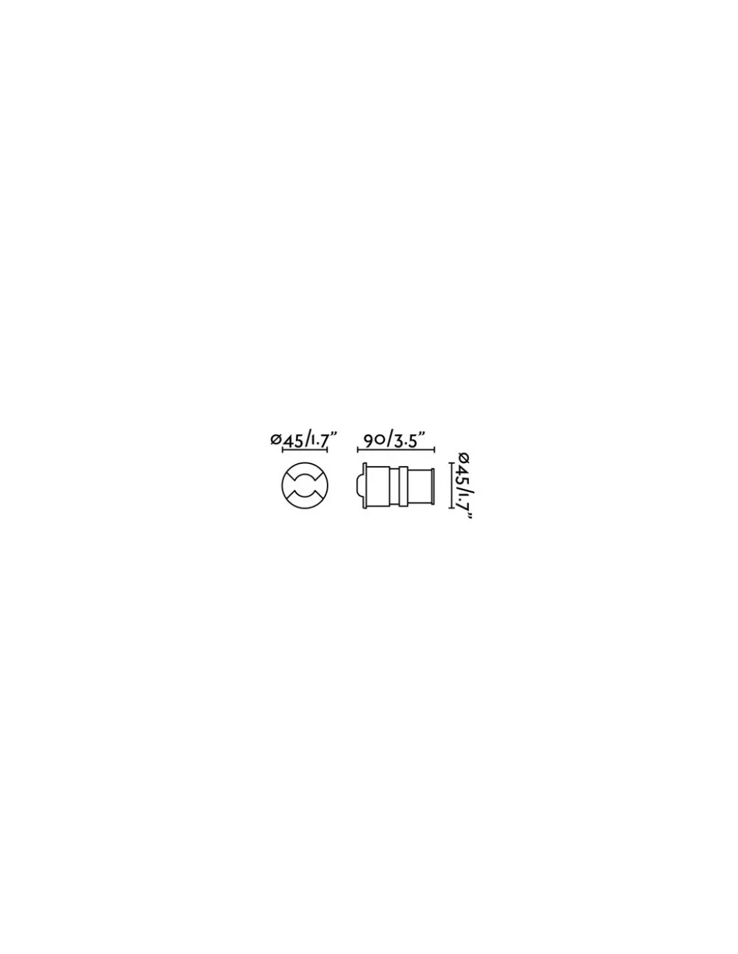 Lámpara empotrable Kane-2 - Faro