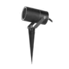 Lámpara estaca de exterior Hit – FORLIGHT – Proyector de aluminio negro, GU10 IP65