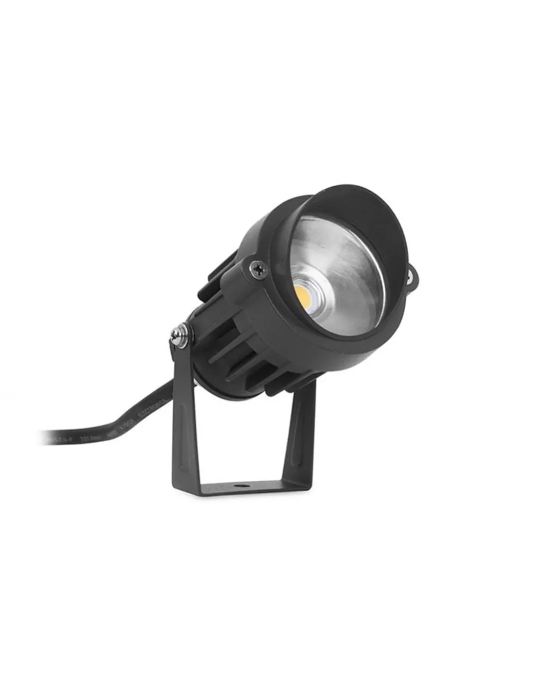 Lámpara estaca de exterior Minimal – FORLIGHT – Proyector moderno negro, LED 3000K o 4000K