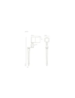 Lámpara estaca de exterior Ronda - Nexia - Lámpara orientable en acabado antracita