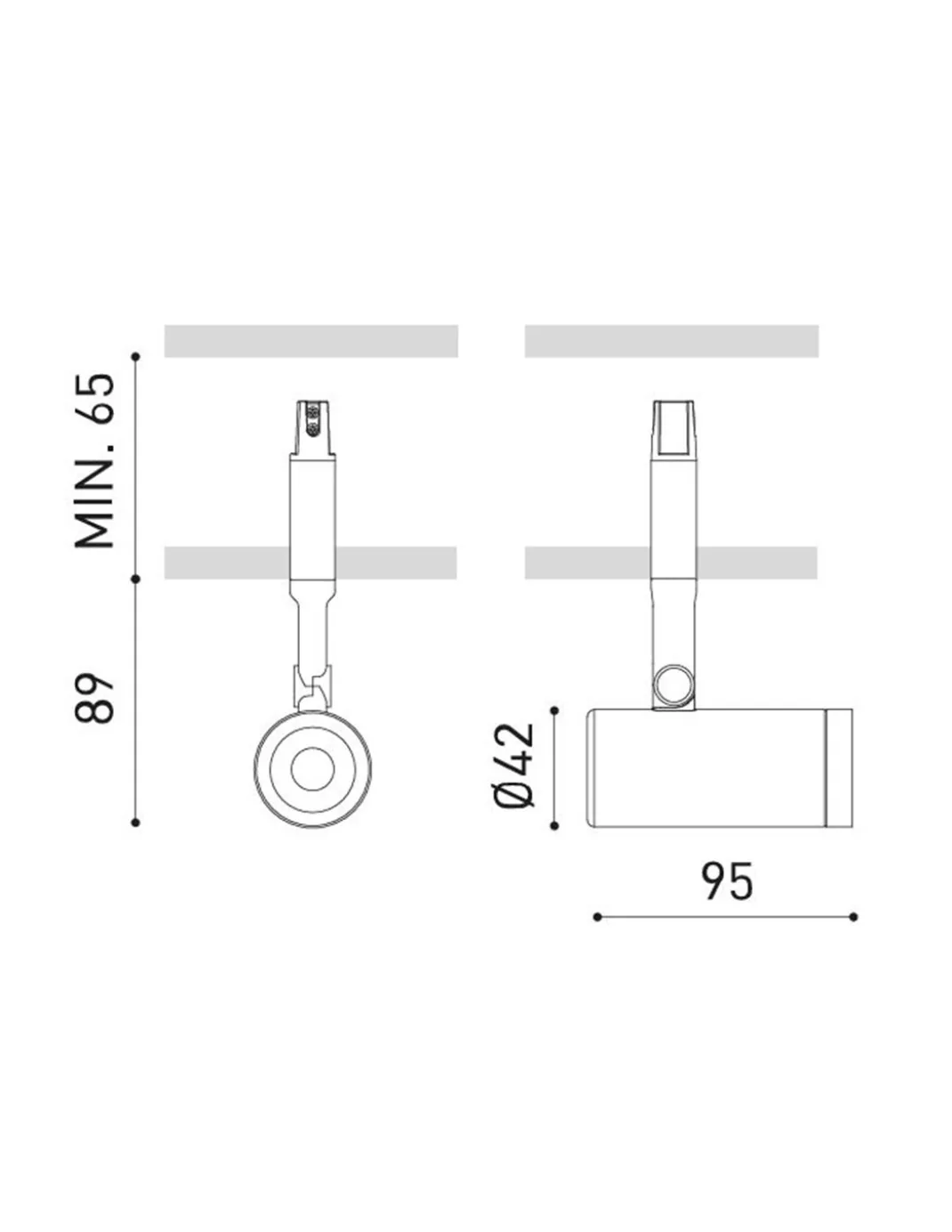 Lámpara foco de techo empotrable 24V Coco - Arkoslight - Diseño orientable LED
