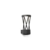 Lámpara LED aplique exterior Twist - Faro - Lámpara gris decorativa IP65
