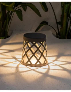 Lámpara LED baliza Shadow - Faro - Estructura de aluminio en gris oscuro, 25 cm