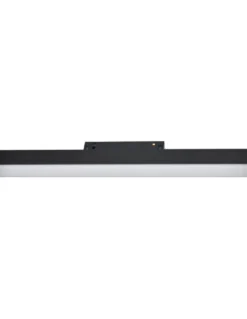 Lámpara para carril 48V Line – Beneito & Faure – Lámpara LED 3000K, Aluminio negro mate, Disponible 3 tamaños