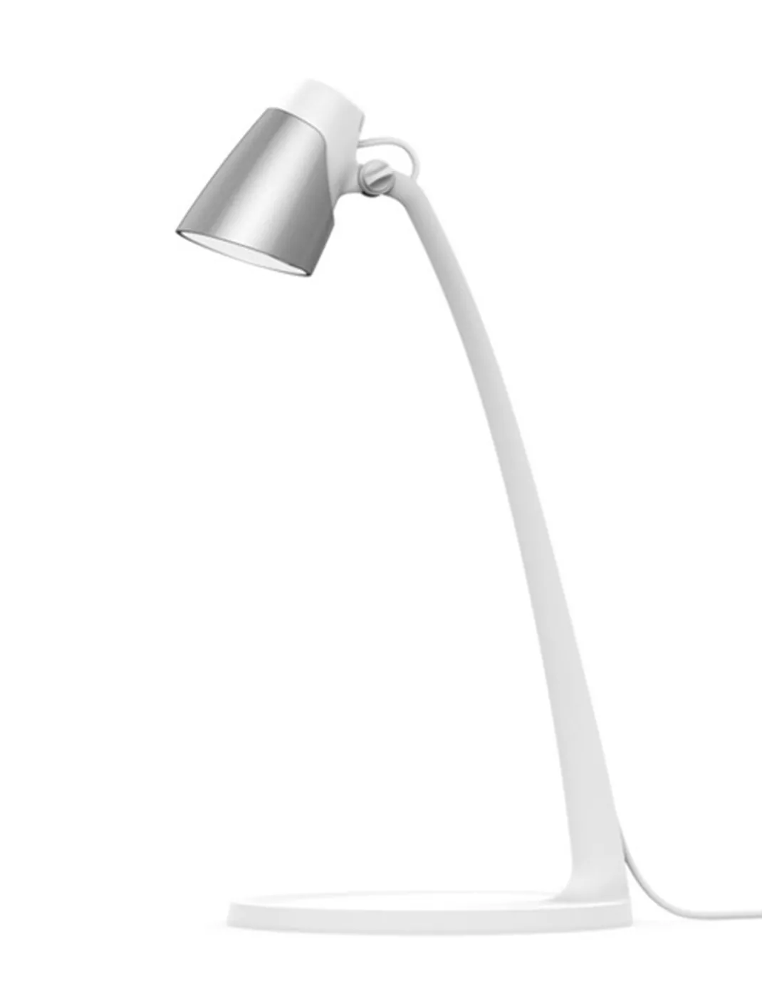 Lámpara para escritorio Chip - AJP - Lámpara LED orientable blanca