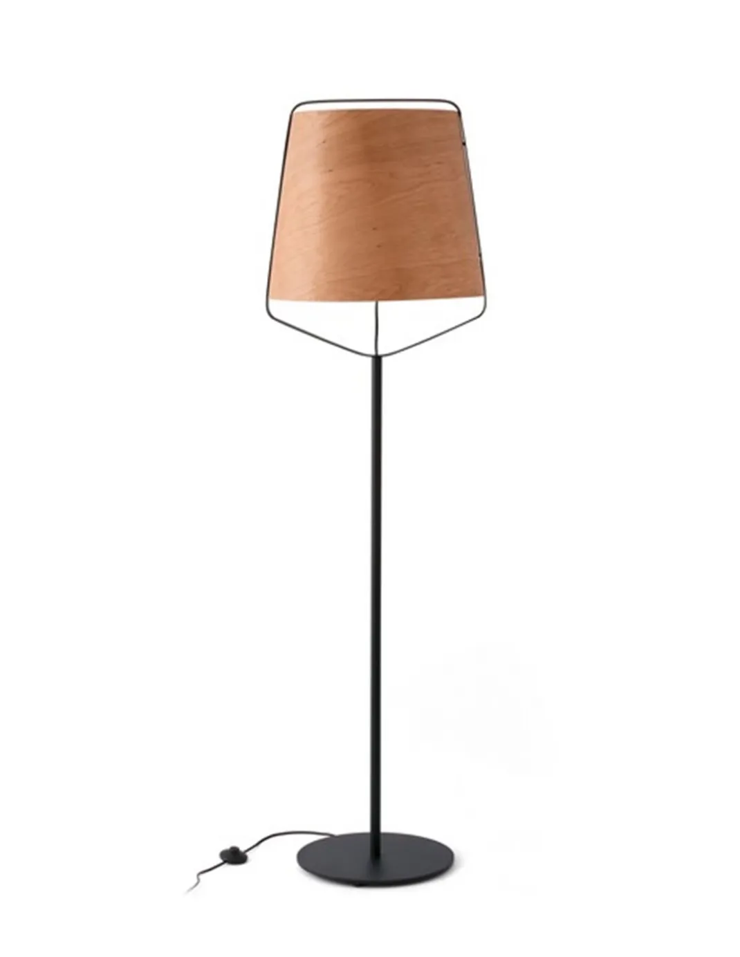 Lámpara pie Stood - Faro - Lámpara de madera de cerezo
