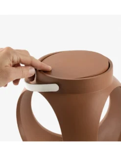 Lámpara portátil Candela - Faro - Lámpara de exterior regulable, acabado terracota