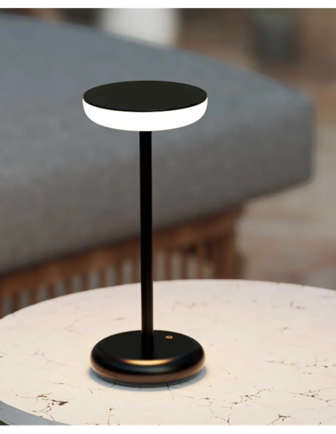 Lámpara portátil de exterior Pomer - FORLIGHT - Lámpara regulable y táctil LED