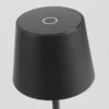 Lámpara portátil de exterior Treta – FORLIGHT – Lámpara táctil con USB, Carga por inducción magnética, LED regulable