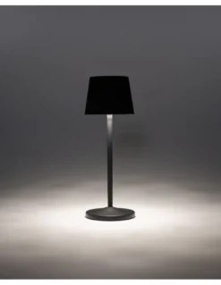 Lámpara portátil de exterior Treta – FORLIGHT – Lámpara táctil con USB, Carga por inducción magnética, LED regulable