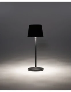 Lámpara portátil de exterior Treta – FORLIGHT – Lámpara táctil con USB, Carga por inducción magnética, LED regulable