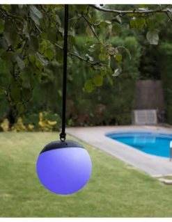 Lámpara portátil de exterior Voila – Faro – Con luz RGB, USB, LED 3000K