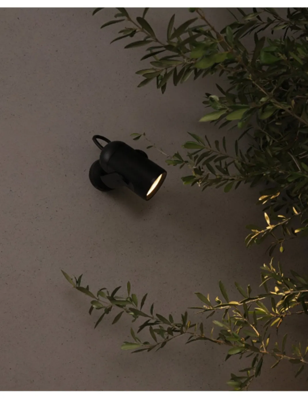 Lámpara proyector Slot 200 - Faro - Lámpara de exterior negra, orientable