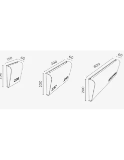 Lámpara señalética Sutil – Pujol – Aplique moderno LED customizable, Lámpara para hoteles